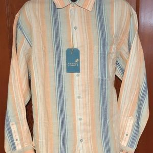 NWT Roundtree & Yorke Mens Large Button Up Shirt